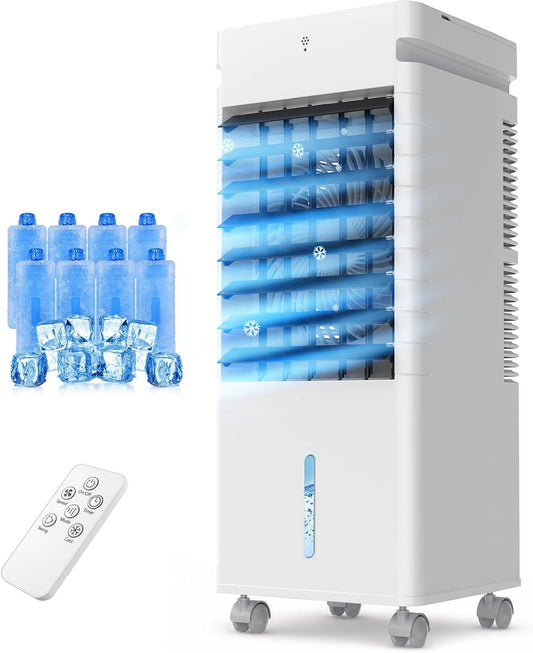 Fethhoop Portable Evaporative Air Cooler – 12 Speeds